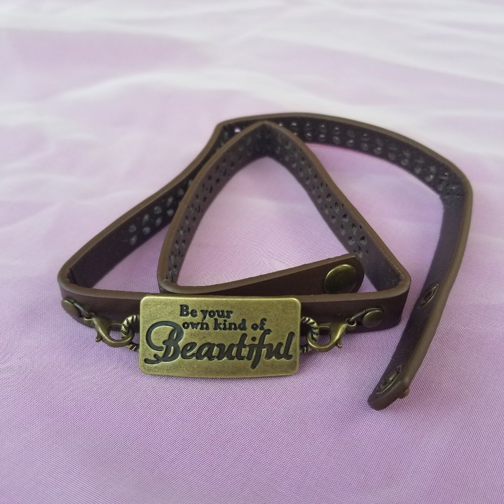 Handmade Faux  Leather Bracelet Wrap